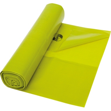 Müllsack DEISS 70 Liter gelb, für leichten Müll