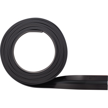 Magnetclip Durafix Roll 470801 5m schw. Schwarz, Selbstklebend, Zuschneidbar