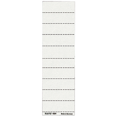 Beschriftungsschild Leitz 1901 weiß 60X21mm 100 Stück