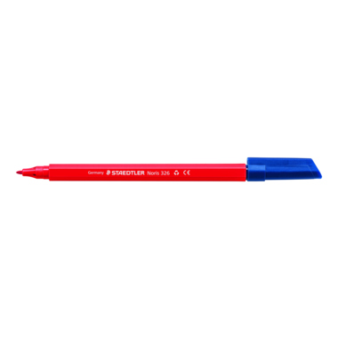 Faserschreiber Staedtler 326 rot Noris Club, 1,0mm