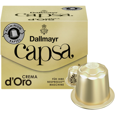Kaffeekapsel Dallmayr Capsa Crema d'Oro 10x5,6g
