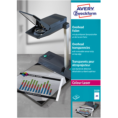 Kopierfolie Avery Zweckform 3559 A4 50 Stück
