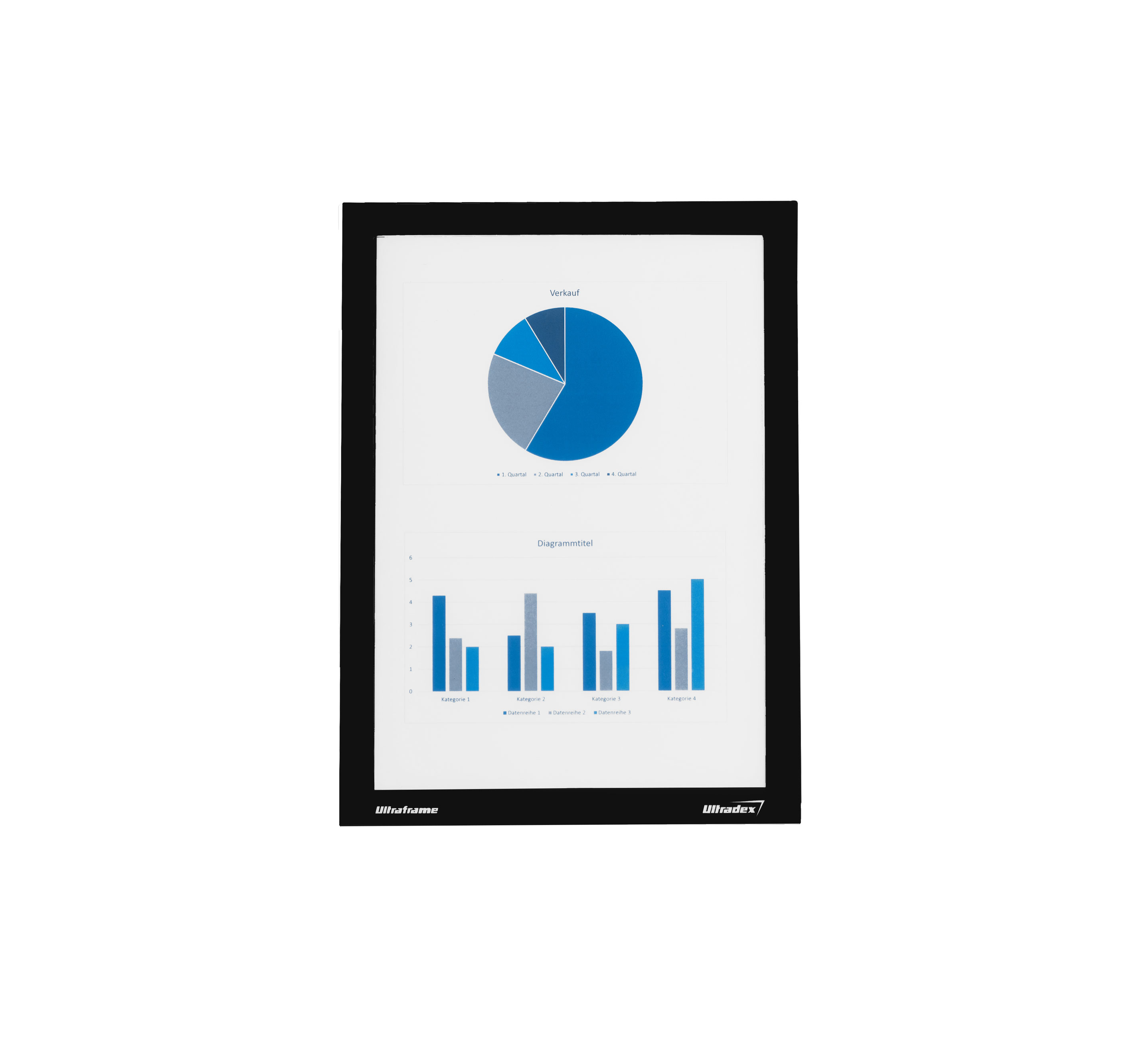 Inforahmen A4 Ultradex ULT891011 schwarz Ultraframe