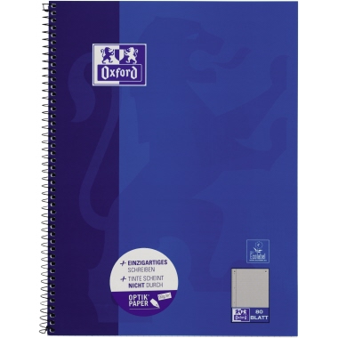 Collegeblock Oxford 100050358 A4+ kar. mR links, 80 Blatt, 90g