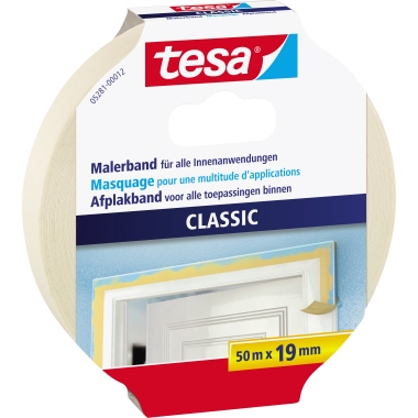Kreppband tesa® Classic 5281 19mm x 50m