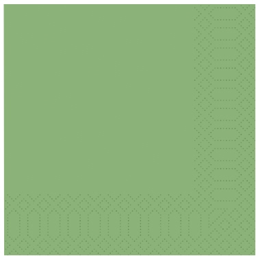 Servietten Duni 3-lagig 24x24cm leaf green 250 Stück
