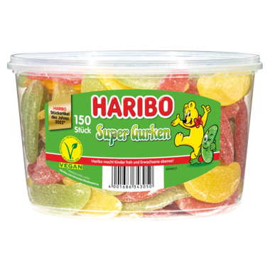 Fruchtgummi Haribo Saure Gurken 150er 889056