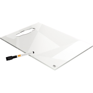 Desktop-Notiztafel Nobo 1915613 A4 Acryl mit Griffloch