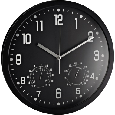 Wanduhr ALCO 188 Ø-35cm schwarz analog