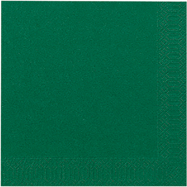 Servietten Duni 3-lagig 40x40cm jägergrün 1/4 Falz 250 Stück